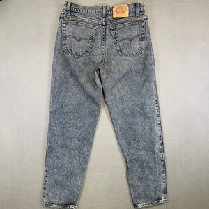 Levis 550 Jeans Mens 32x29 Blue Acid Wash Vintage 90s Relaxed Tapered Leg